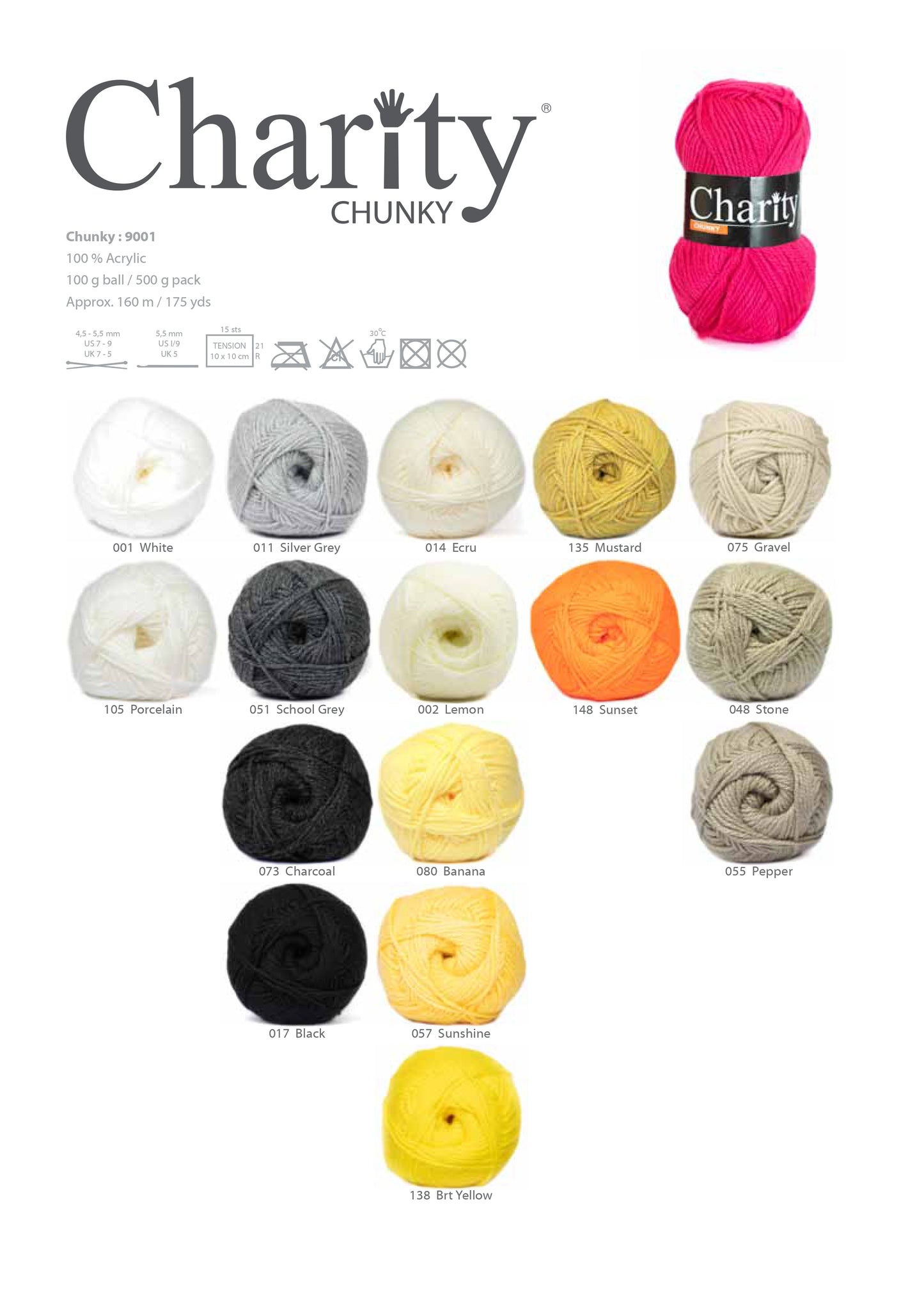 Charity Chunky Plain (100g)