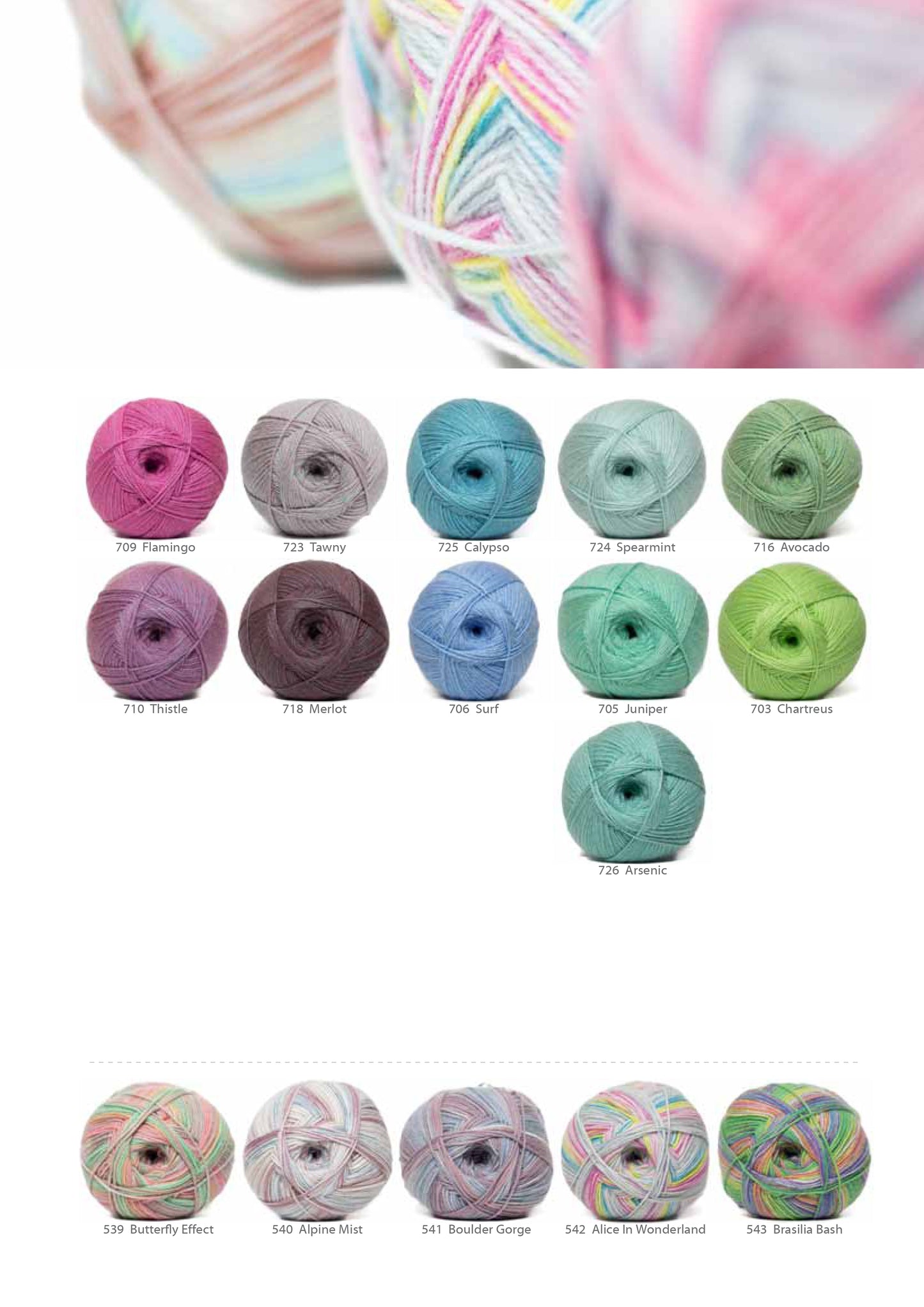 Charity Double Knit Plain and Print (300g)