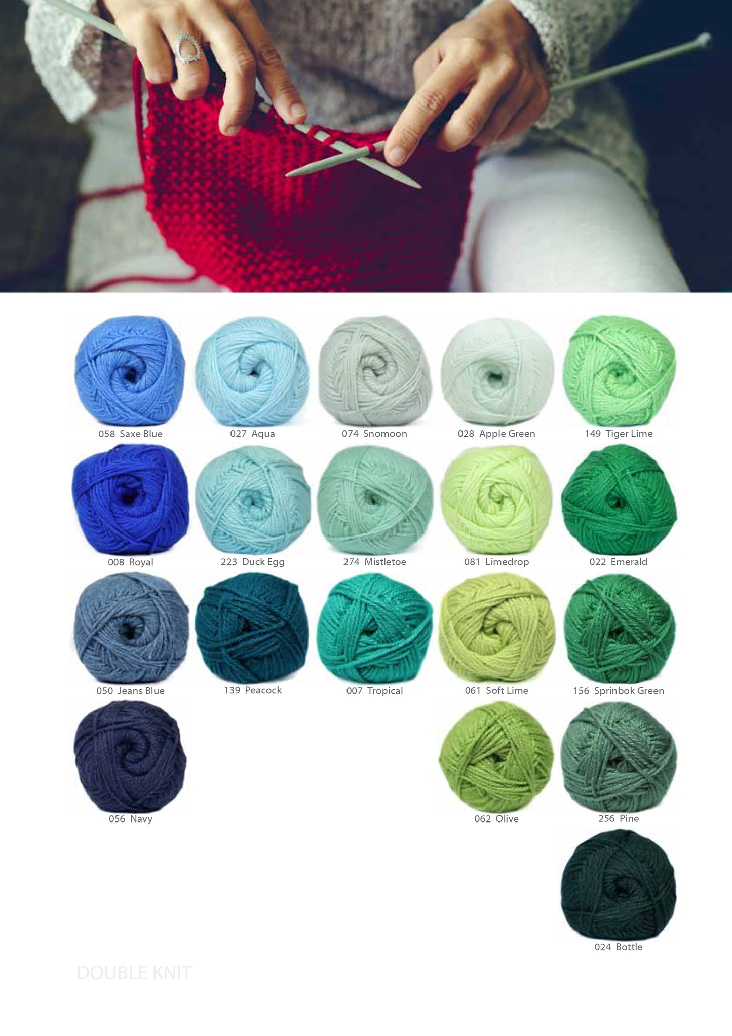 Charity Double Knit Plain (100g)