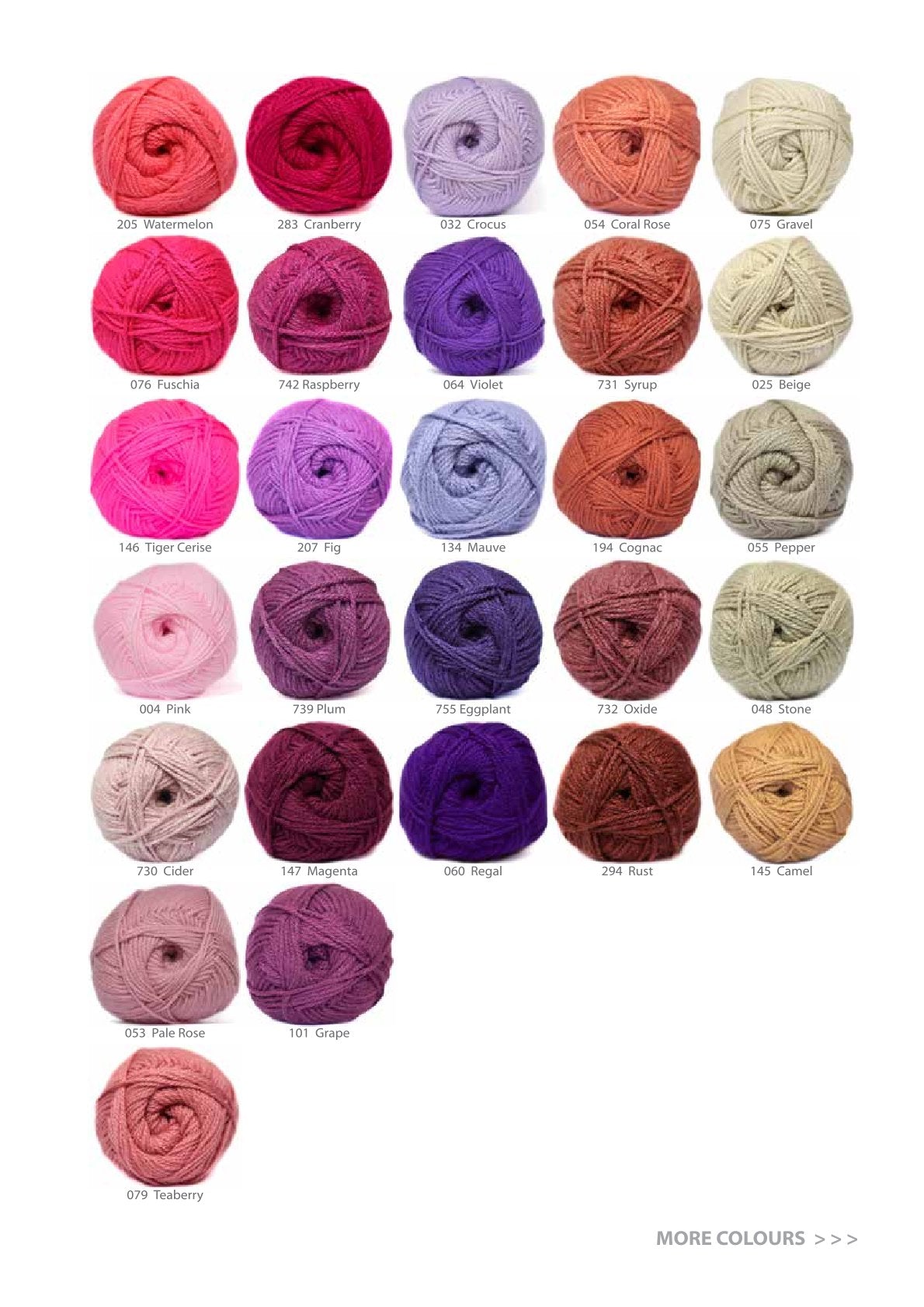 Charity Double Knit Plain (100g)