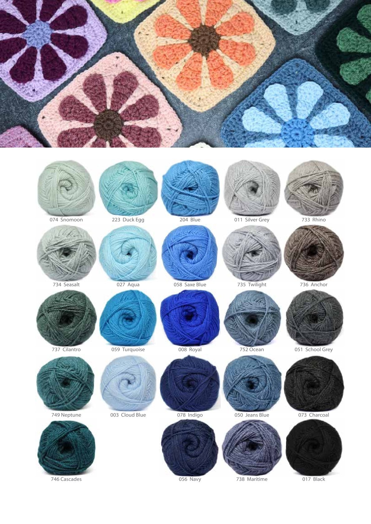 Charity Double Knit Plain (100g)
