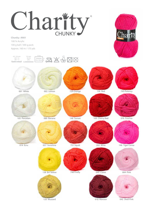 Charity Chunky Plain (100g)