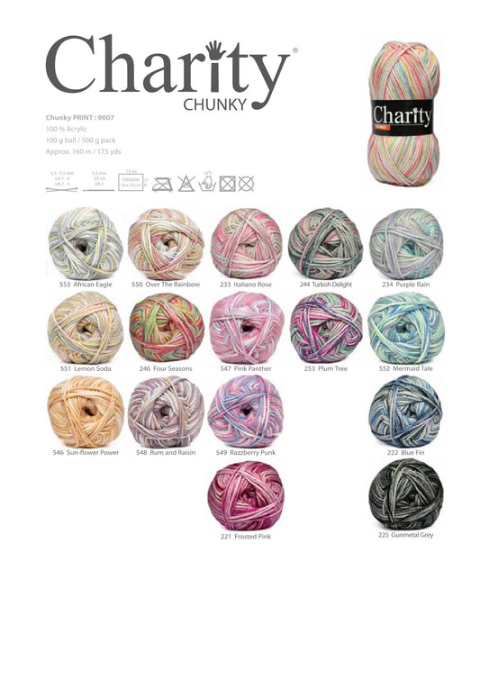 Charity Chunky Print (100g)