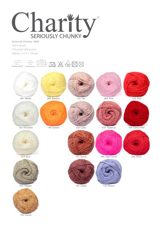 Charity Seriously Chunky Plain (150g)