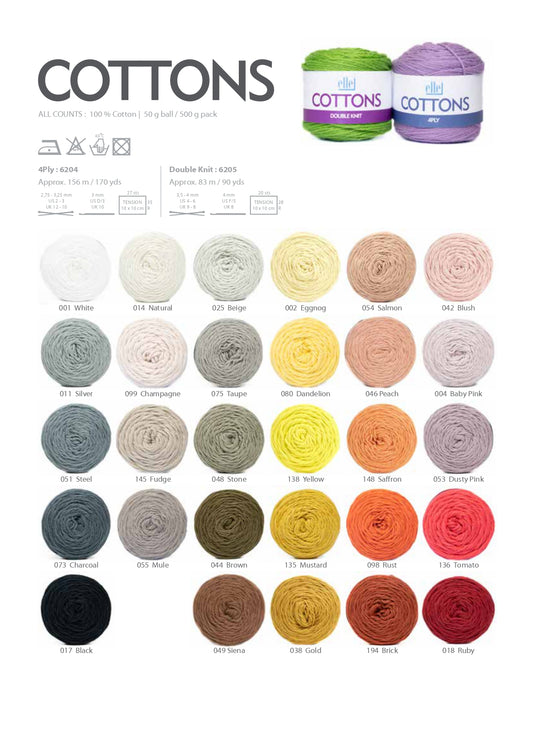 Cottons Double Knit (50g)