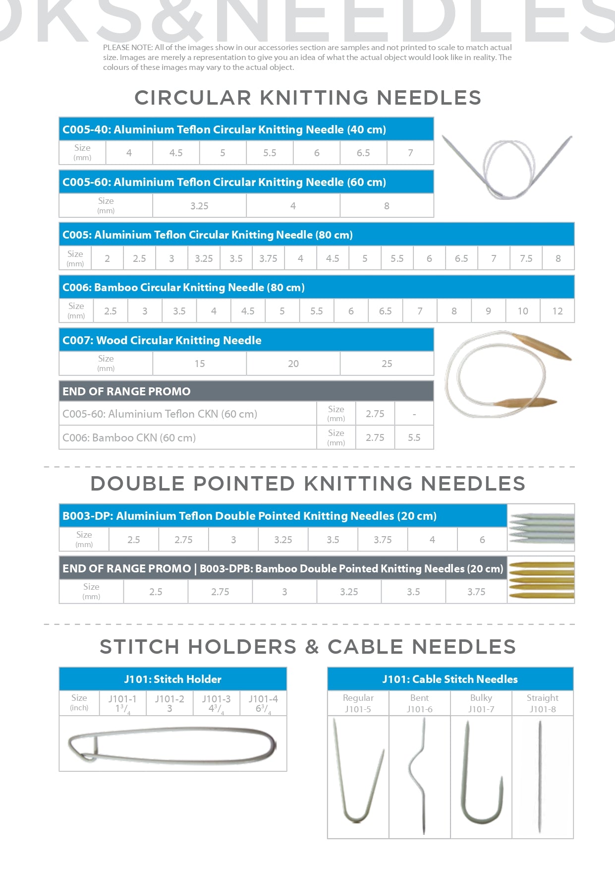 Wood Circular Needles