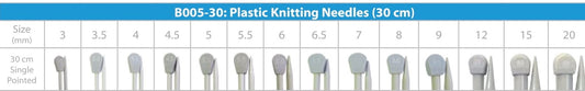 Plastic Knitting Needles