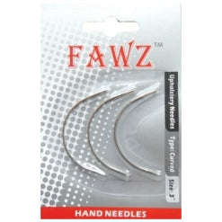 Upholstery Curved Hand needle pack Size 3