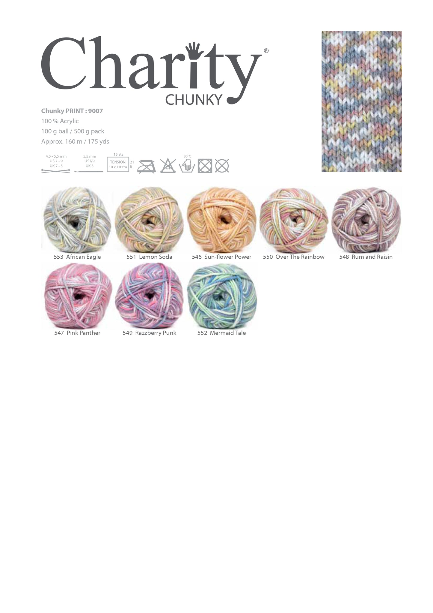 Charity Chunky Print (100g)