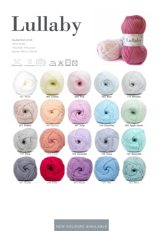 Baby Wool - Lullaby Double Knit (100g)