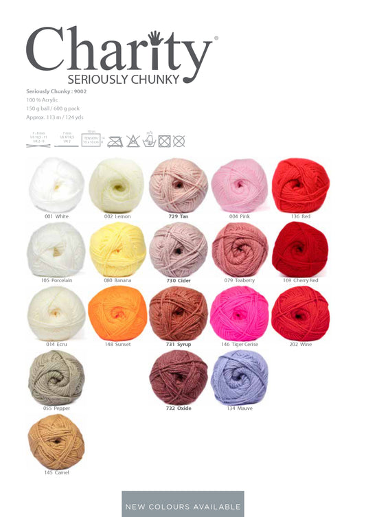 Charity Seriously Chunky Plain (150g)