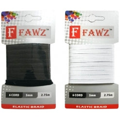 Elastic Carded 6 Cord
